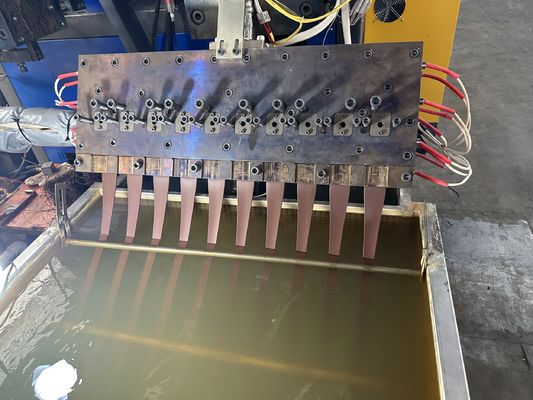 Ligne d'extrusion de ceinture d'emballage en plastique en PP 100% recyclé 5-15 mm machine de fabrication de ceintures en PP à vis unique