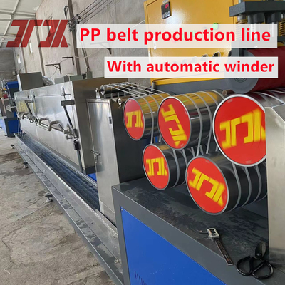 Ligne d'extrusion à bande de 5-19 mm en PP avec boîte de vitesses GUOMAO et enrouleur automatique
