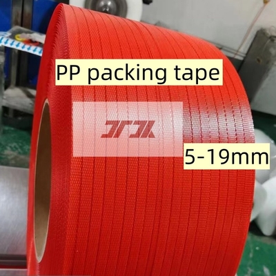 Fabrication en gros de bandes de fixation en PP de 5 à 19 mm, bandes de fixation en plastique de polypropylène en PP, bandes de fixation en PP pour machines de fixation automatiques