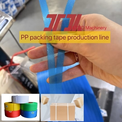 Machine de fabrication de sangles en PP à double vitesse avec tension de sangle réglable
