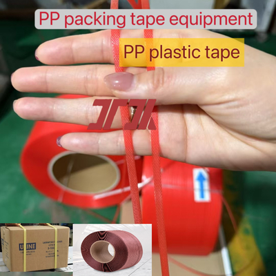 Extrudeuse à grande vitesse 5-19 mm ligne de production de ruban d'emballage en PP équipement de fixation en PP pour un faible taux de défaillance et un fonctionnement simple