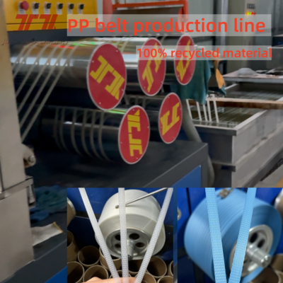 Machine à fabriquer des feuillards d'emballage en PP, extrudeuse de feuillard en PP avec vis jumelées, 260 kg/h