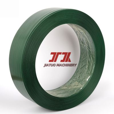 Rouleau de cerclage en plastique PET polyester couleur personnalisée 9-32mm pour l'emballage de palettes