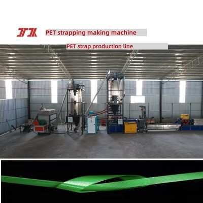 Machine de fabrication de sangles PET, équipement de production de cerclage PET avec sortie d'extrusion de 200 à 600 kg/h