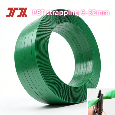 9-32mm PET bande de fixation haute tension avec une bonne stabilité pour la machine de fixation automatique