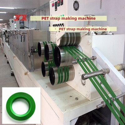 Équipement de production de sangles PET à grande vitesse Machine de fabrication de sangles pour animaux de compagnie avec machine d'emballage automatique
