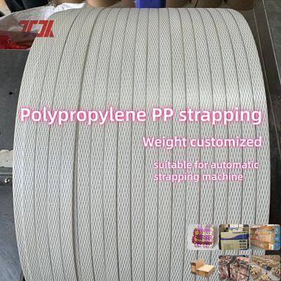 Une nouvelle matière première pour fabriquer une ceinture d'emballage en PP de 5 à 19 mm avec une bonne droiture