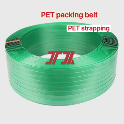 9 mm PET Ceinture en acier plastique PP PET Emballage Strap PET bandes de liaison pour les machines à bandes pneumatiques