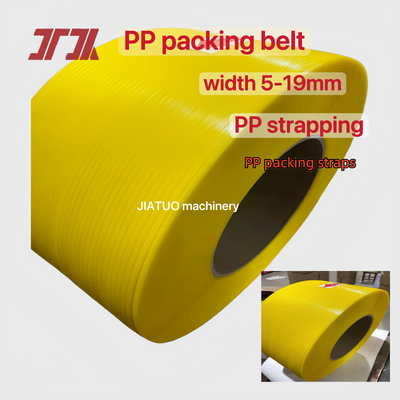 Ceinture de fixation en plastique en PP transparent de 15 mm pour une machine de fixation entièrement automatique