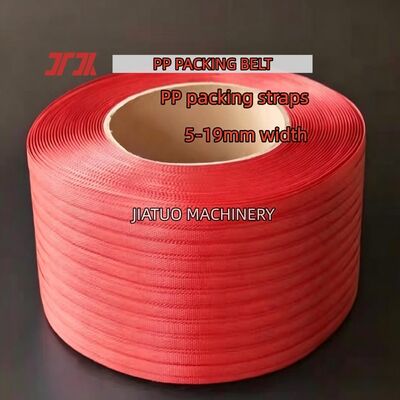 Nouveau matériau ceinture d'emballage en PP 5 mm ceintures d'emballage en PP pour les machines automatiques de fixation