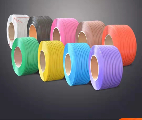 Courroie blanche vert-bleu 1500n 2500n de ceinture d'emballage de plastique polyéthylène