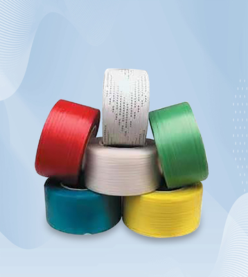 L'ODM d'OEM a gravé le jaune en refief noir blanc de cerclage de emballage en plastique de palette de ceinture