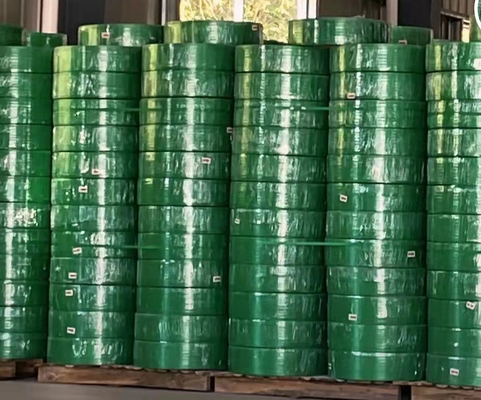 12mm 210kg tirent l'ANIMAL FAMILIER en plastique que la courroie de bande emballent la palette feuilletée en acier attachant la ceinture