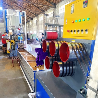 Ligne de production de courroies en PET CE ISO PLC Machine de fabrication de bandes de courroies en PET Machine de fabrication de courroies en PET à grande vitesse pour l'acier Ind