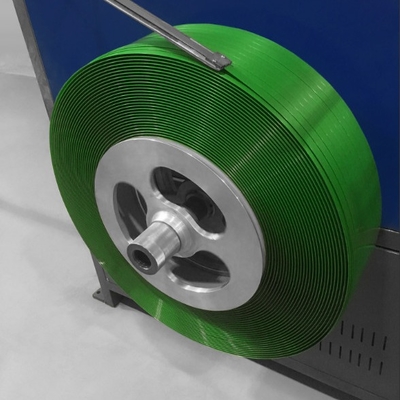 Machine automatique de fabrication de sangles en PET de 400 kg/h Extrudeuse à bande de frottement de 19 mm de large avec contrôle PLC