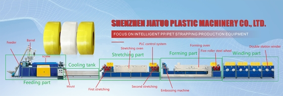 La vis simple pp attachent le système de alimentation automatique de machine d'extrusion de bande