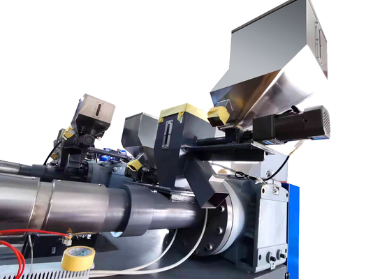 Vis simple de la machine 180-220kgs/H d'extrusion de courroie d'ANIMAL FAMILIER d'écran tactile de PLC