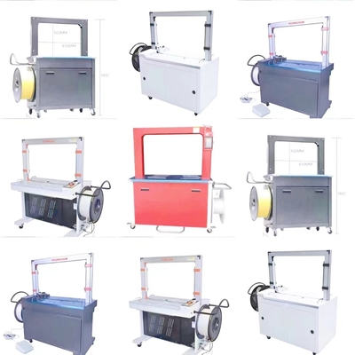 Arme semi-automatique de cerclage semi automatique de tension de la machine 60KG de la boîte 350W de carton attachant la machine pour la courroie en plastique de pp
