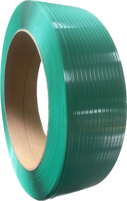 Emballage en polyester PET de couleur personnalisée, courroies, palettes, emballage en plastique, rouleaux de courroies en acier, emballage en PET solide et durable