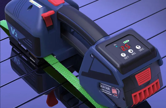 la machine d'emballage de bout droit de boîte du carton 220V pp CHOIENT la machine de cerclage tenue dans la main