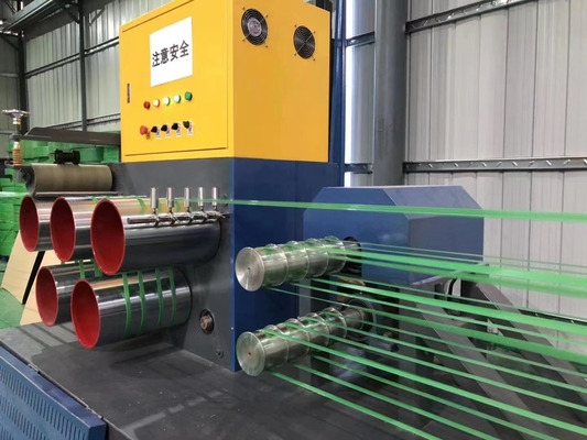 Chaîne de production en plastique complètement automatique de courroie courroie d'ANIMAL FAMILIER de 120KW faisant la machine avec la tension &gt;850kg pour la bande et la courroie