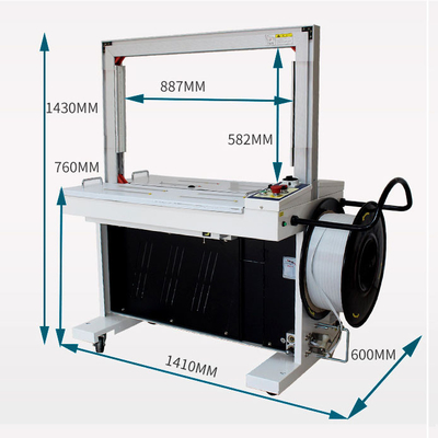Machine de fixation de sangles en plastique portatif sans fil de 16 mm PE semi-automatique pour les sangles en PP / PET