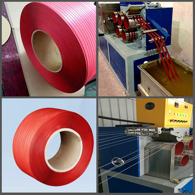 Machine automatique de fabrication de sangles en PP à tension réglable avec une largeur de 5 à 19 mm