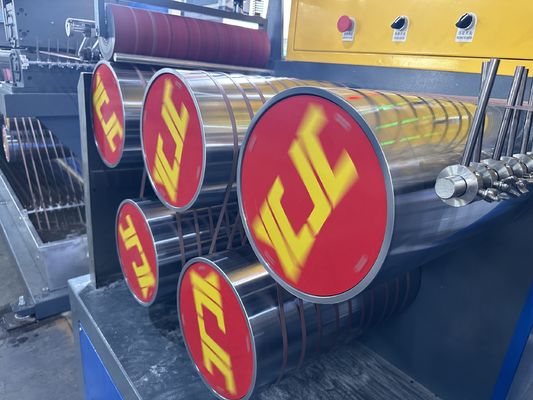 Machine de fabrication de sangles d'emballage en PP à commande PLC GUGAO Extrudeuse à bande de sangle à moteur Plastique non rouilleuse