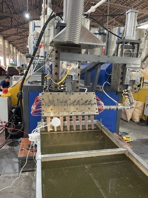 Ligne d'extrusion à bande de sangle en PP à vis unique Machine de fabrication de sangles en PP avec 1 à 4 courroies extrudées