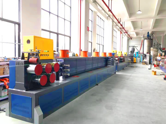 Largeur de 5 à 19 mm Ligne d'extrusion de sangles en PET à double servo moteur à haut rendement