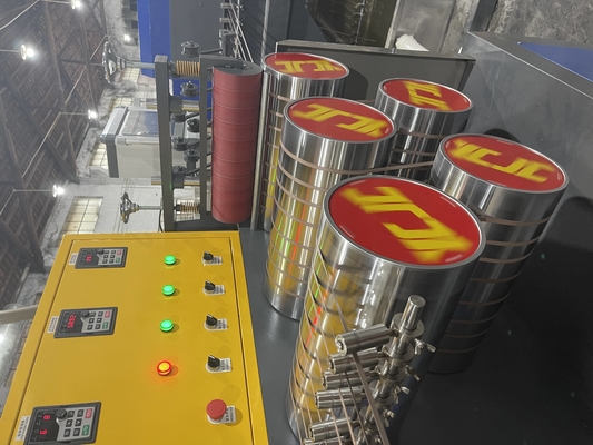 Machine de fabrication de sangles en PP robuste à double vis pour des sangles durables dans plusieurs domaines