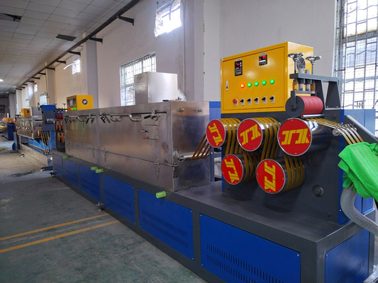 380V/220V PP Machine de fabrication de sangles avec 5 têtes de sangle 90-120kg/h Haute sortie