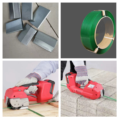 Ceinture d'emballage semi-automatique légère en carton - Tension maximale 400 kg 4,5 kg/ensemble