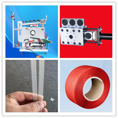 Équipement de fabrication de bandes de fixation en PP à haute vitesse à enroulement automatique à commande PLC