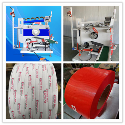 Machine automatique de fabrication de sangles en PP pour les sangles de 5 à 32 mm de largeur et de 0,5 à 1,5 mm d'épaisseur