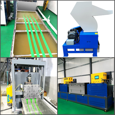 Ligne de production de bandes PET pour une solution d'emballage écologique et recyclable
