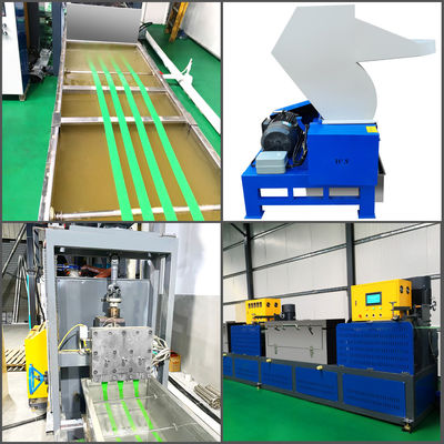Machine de fabrication de bandes de bandes de PET 9  25 mm Machine de production de ceintures de PET avec système de contrôle PLC.