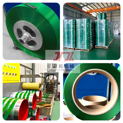 9-32 mm largeur de PET bandes de fixation de la machine de fabrication système de contrôle PLC avec arrêt automatique