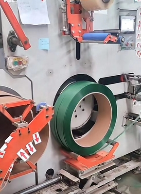 9-32 mm largeur de PET bandes de fixation de la machine de fabrication système de contrôle PLC avec arrêt automatique