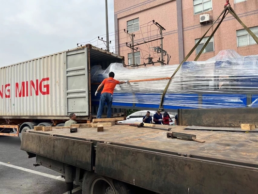 Machine de fabrication de sangles en PP entièrement automatique de 80 kW, réglable à la tension avec une largeur de 5 à 19 mm