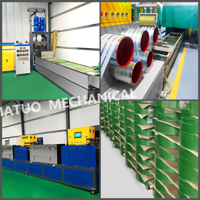 150 m/min Vitesse de fabrication de sangles en PET - Système de contrôle PLC Épaisseur de sangle 0,4-1,2 mm