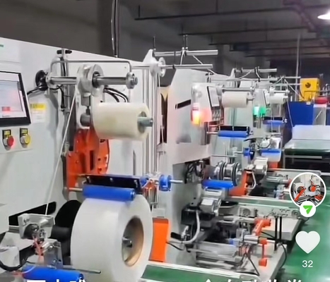 Moteur double-servo à bande de haute qualité en PP avec câblage et tension de servo-moteur 80-500 kg
