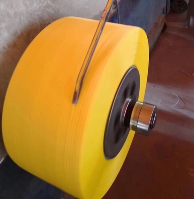 Machine de fabrication de sangles de PP réglable avec extrudeuse à vis simple ou double pour les matériaux recyclés et le polypropylène
