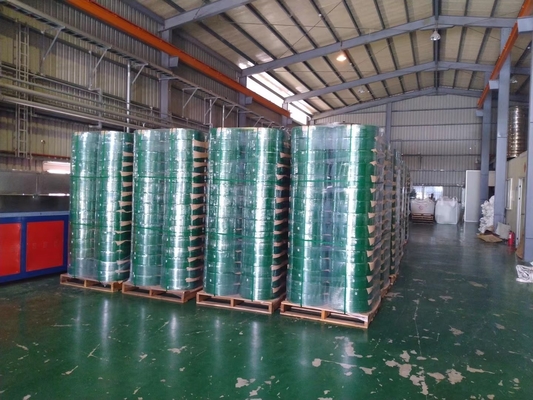 Ligne d'extrusion de bandes PET avec tour de pré-séchage 5000L et séchoir à déshumidification rotatif 0ST-2000 Honeycomb