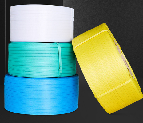 Ruban adhésif en plastique en PP, ruban adhésif en PP, ruban adhésif en PP de couleur de haute qualité, largeur: 5-19 mm, poids: 10 kg/ rouleau