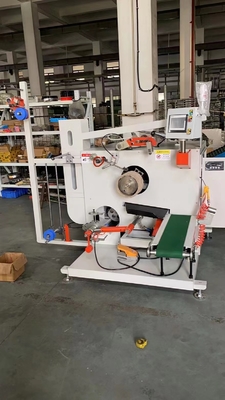 Machine à enrouler le ruban adhésif en PP, machine à enrouler automatique/servo automatique, contrôle à écran tactile par PLC