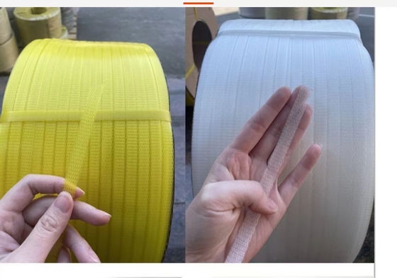 Protection de l'environnement ceinture de liaison en PP, ceinture d'emballage en PP, machine automatique en PP avec ceinture, charge de traction 50-200 kg