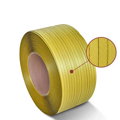 Ceinture de cerclage PP de 5 à 19 mm de largeur avec force de traction de 50 à 200 kg et couleur personnalisable pour le cerclage de palettes logistiques