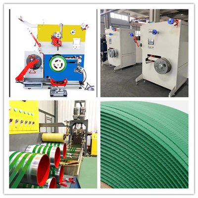 Ligne d'extrusion de courroie en PET, équipement de production de courroie en acier en plastique PET, résistance à la traction élevée, largeur: 9-32 mm