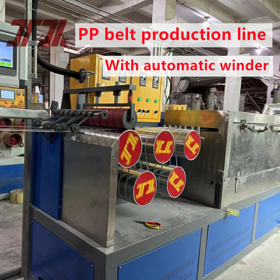Ligne d'extrusion électrique Schneider PP avec enroulement automatique et manuel